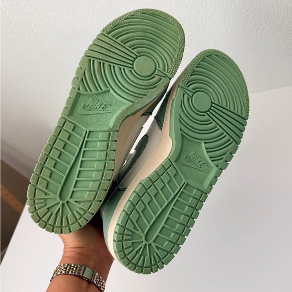 Level SS/New -Nike Wmns Dunk High 1985 'Green Denim' DV1143-300 Sz 10.5 - Picture 6 of 9